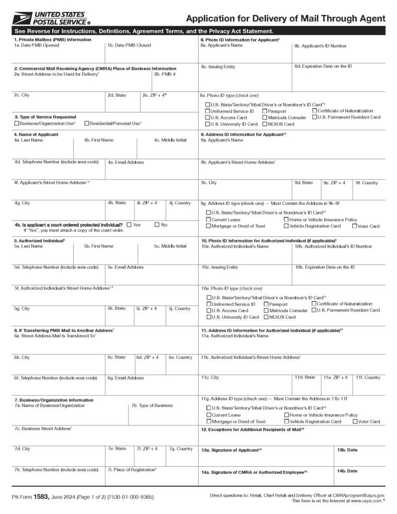 Easily Complete PS Form 1583 for Online Notarization!