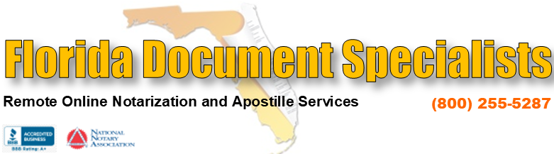 Florida Online Notary and Apostille