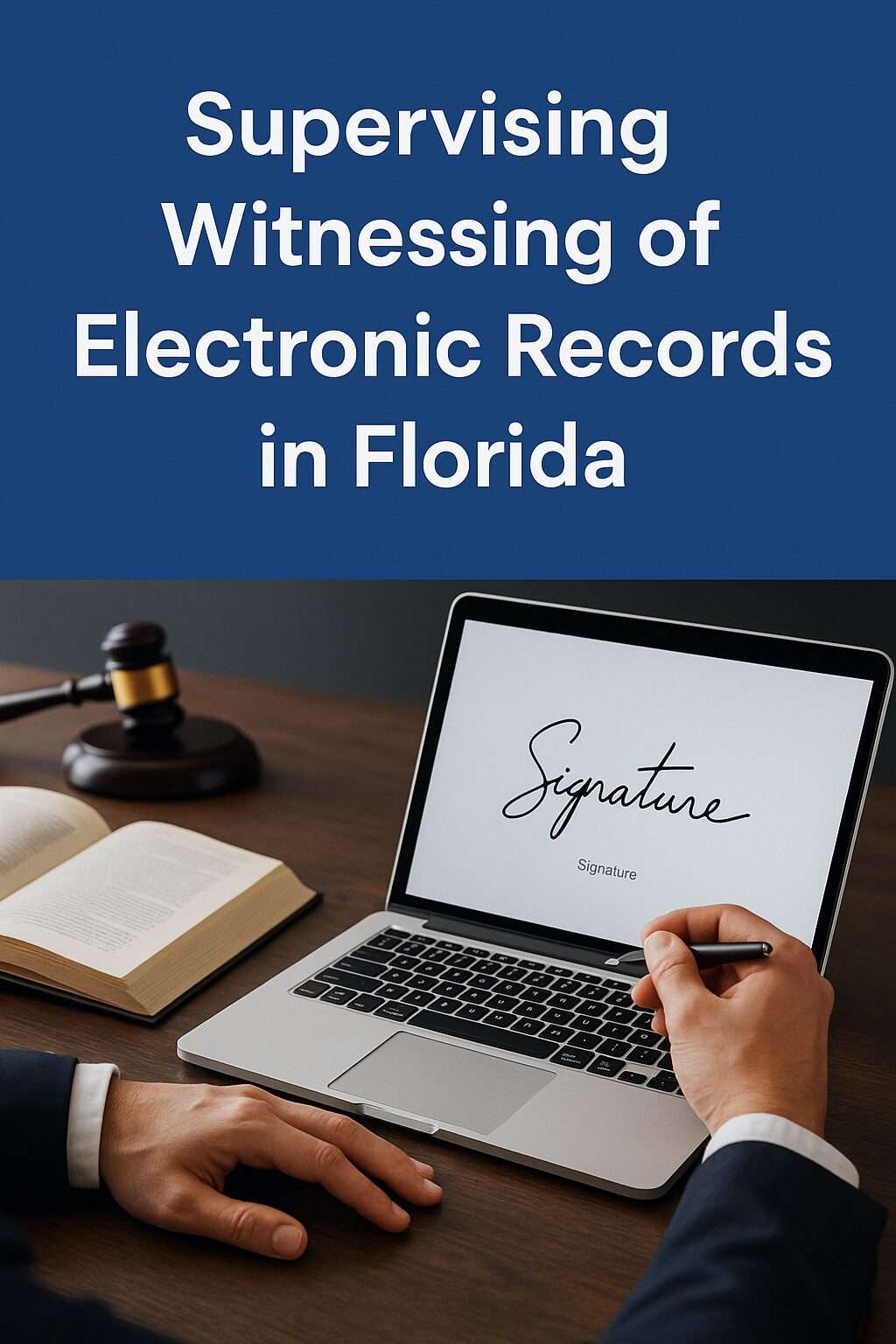 supervising witnessing electronic records florida