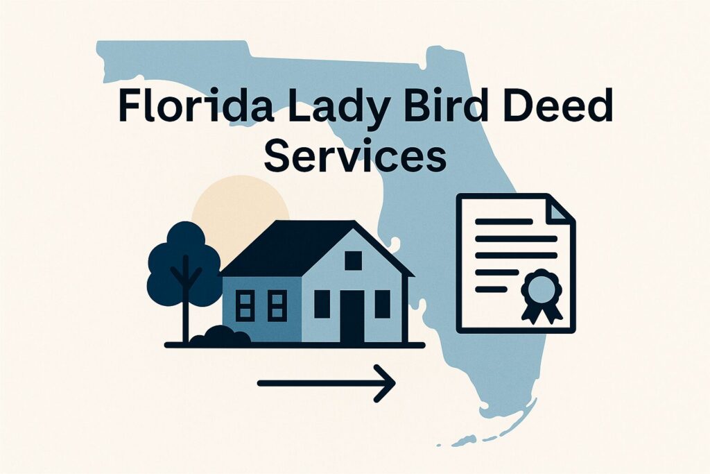 Florida Lady Bird Deed Services – Enhanced Life Estate Deed preparation, online notarization, and eRecording for Florida property owners