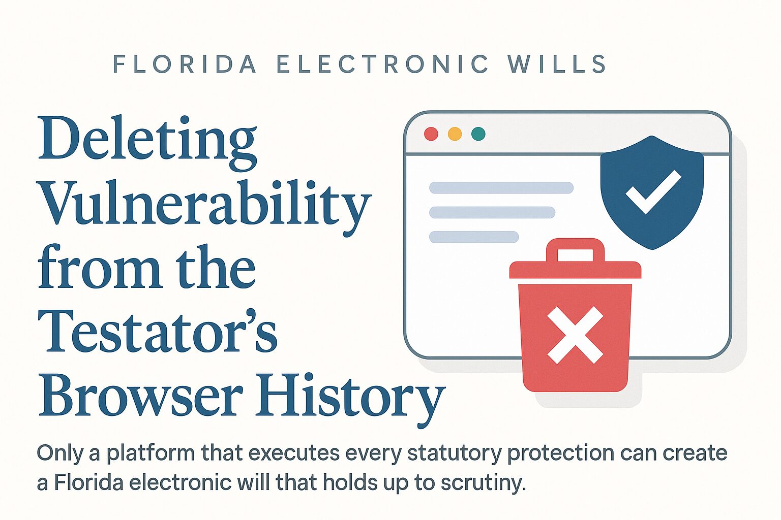 Florida electronic will execution with online notary and remote witnesses – compliant digital signing process for self-proving affidavits.